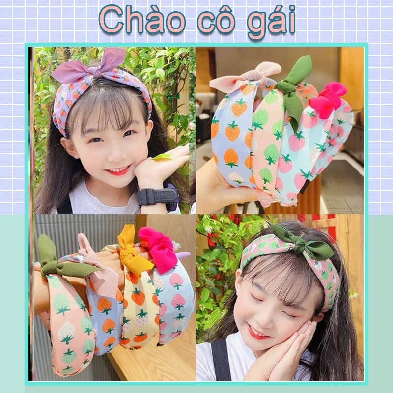 Băng đô nơ cô gái dễ thương phong cách hàn quốc mùa xuân phong cách mới