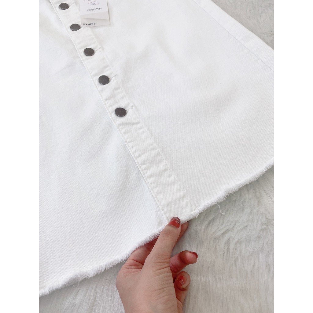 Chân Váy Jean Nữ Dáng Dài Nhiều Khuy Lưng Cao CT Jeans | BigBuy360 - bigbuy360.vn