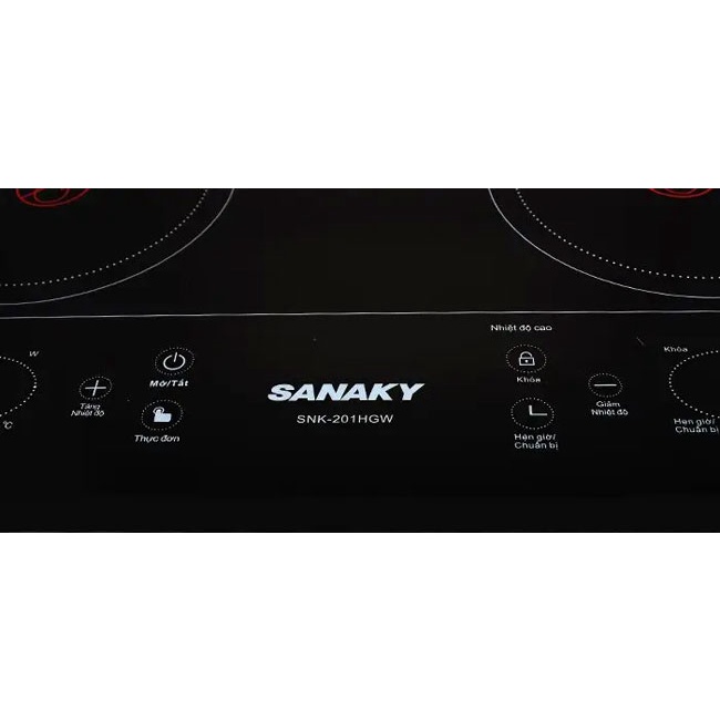 Bếp đôi hồng ngoại Sanaky SNK-201HGW - Hàng chính hãng