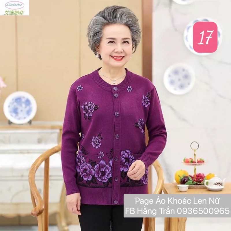 Áo khoác len cho người trung niên