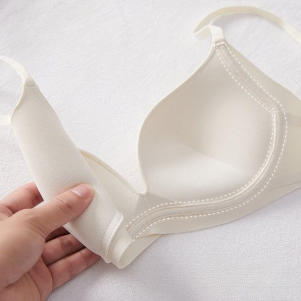 Áo ngực nữ su không gọng mềm mại, Áo lót nữ đệm mút nâng ngực tạo khe sexy gợi cảm LANIXA A2179