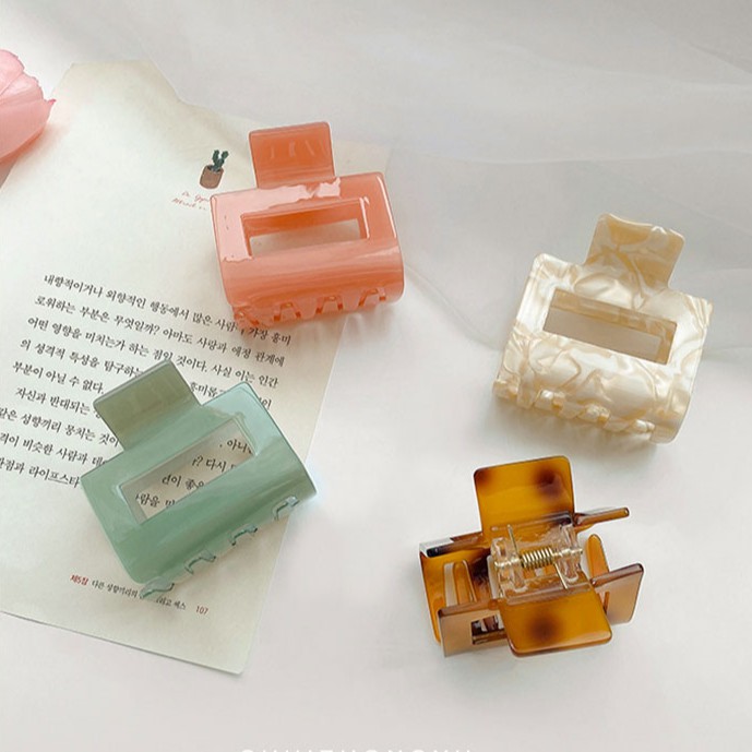 Kẹp Tóc Kiểu Dáng Đơn Giản Phong Cách Hàn Quốc Cho Nữ