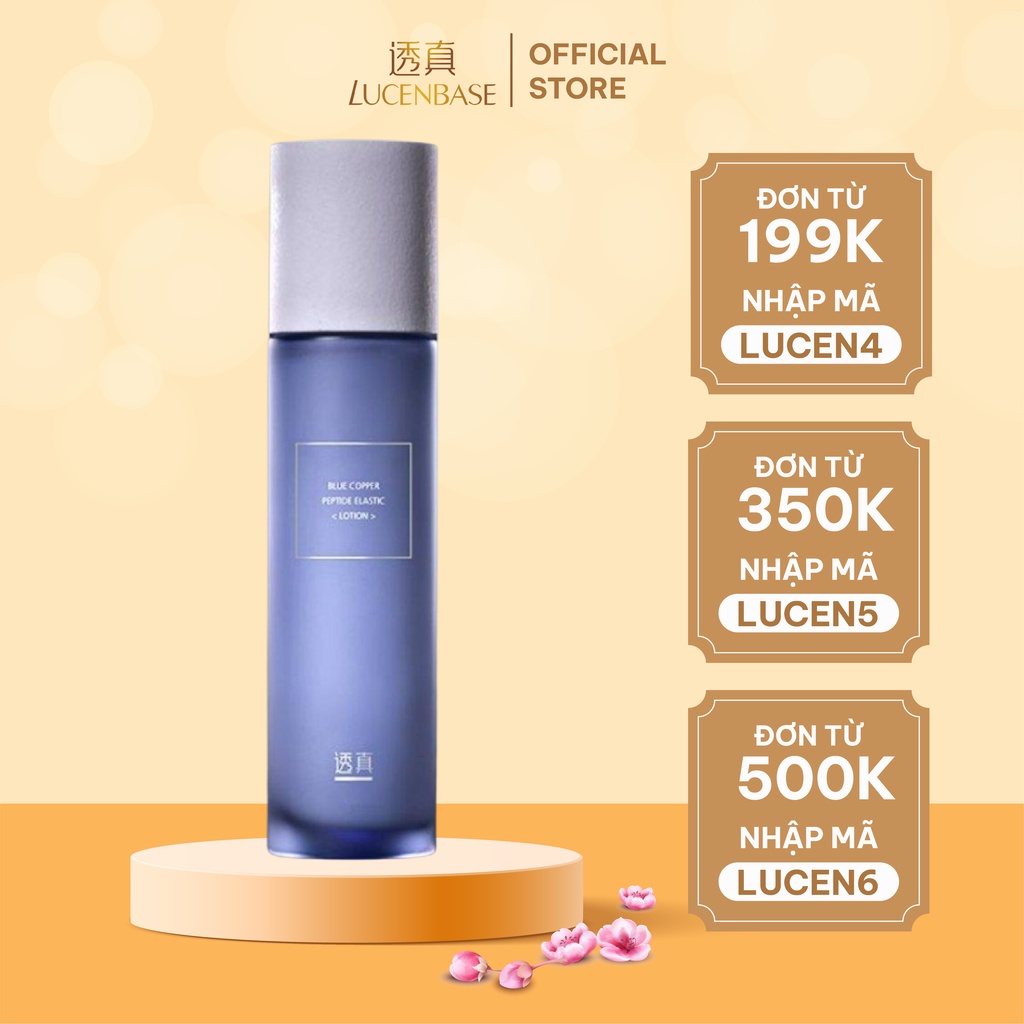 [Mã FMCGMALL -8% đơn 250K] Sữa dưỡng lotion blue copper peptide LUCENBASE cấp ẩm, giảm viêm đỏ 100ml