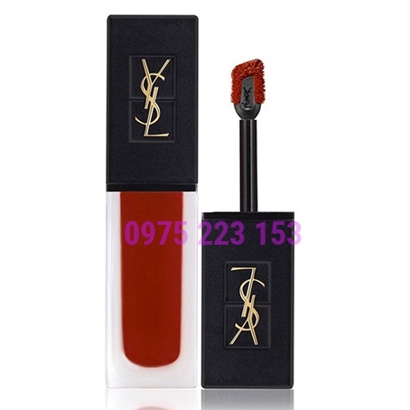 Son kem YSL Tatouage Couture Velvet Cream 211 Chili Incitement 6ml - Màu Đỏ Đất