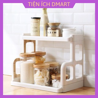 ⚡ FREESHIP ⚡ kệ đựng gia vị , kệ gia vị nhà bếp 2 tầng nhựa Việt Nhật cao cấp