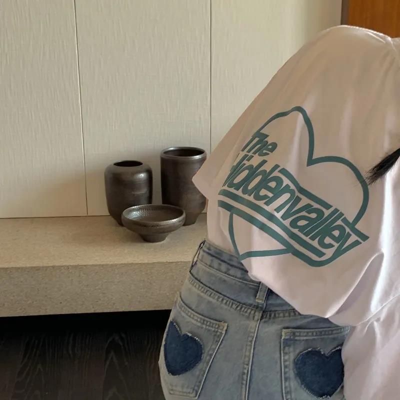 NRVP Áo Thun Nữ Cổ Tròn Ngắn Tay Thời Trang Mùa Hè Phong Cách Hàn Quốc 2022