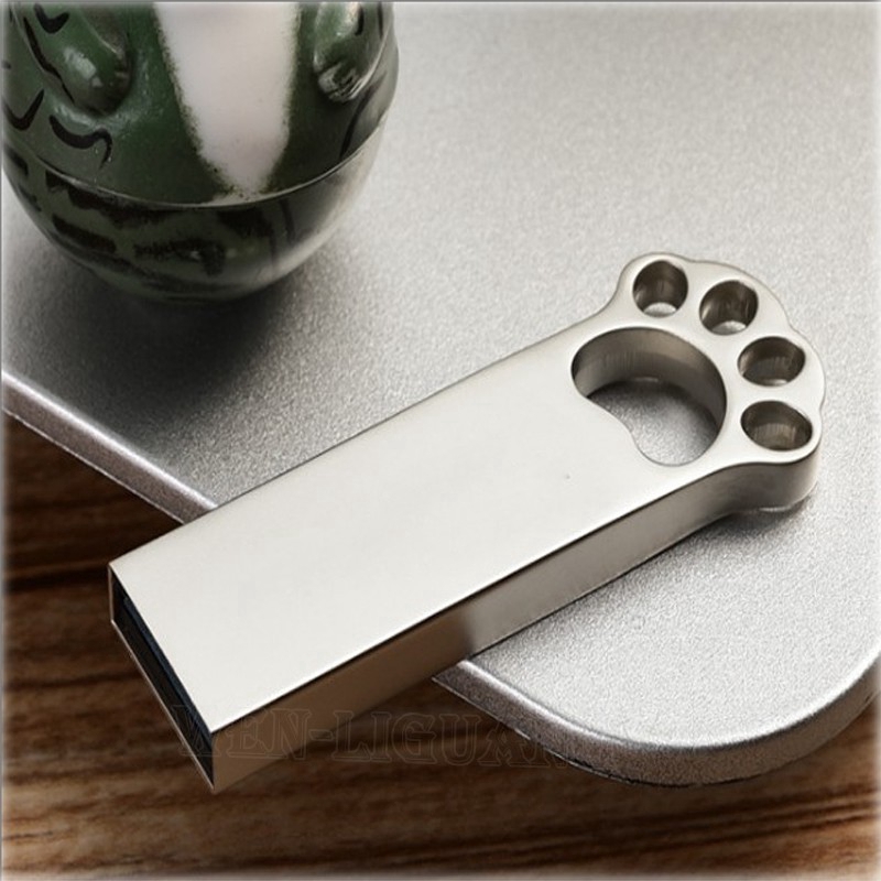 USB 2.0 Thiết Kế Hình Chân Mèo Dễ Thương 8/16/32/64/128GB