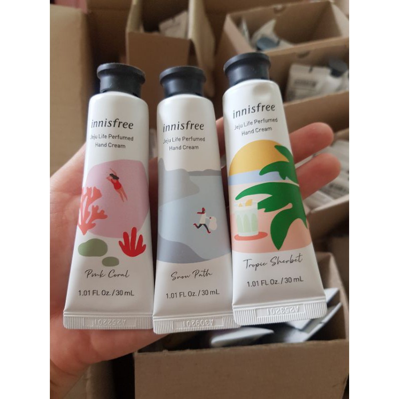 Kem Dưỡng Da Tay Hương Nước Hoa Innisfree Jeju Life Perfumed Hand Cream 30ml