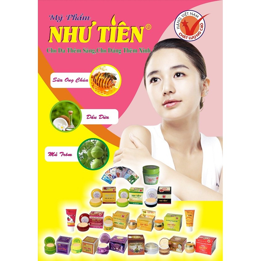 Kem Trắng Da Ngừa Lão Hóa Như Tiên Xanh lá