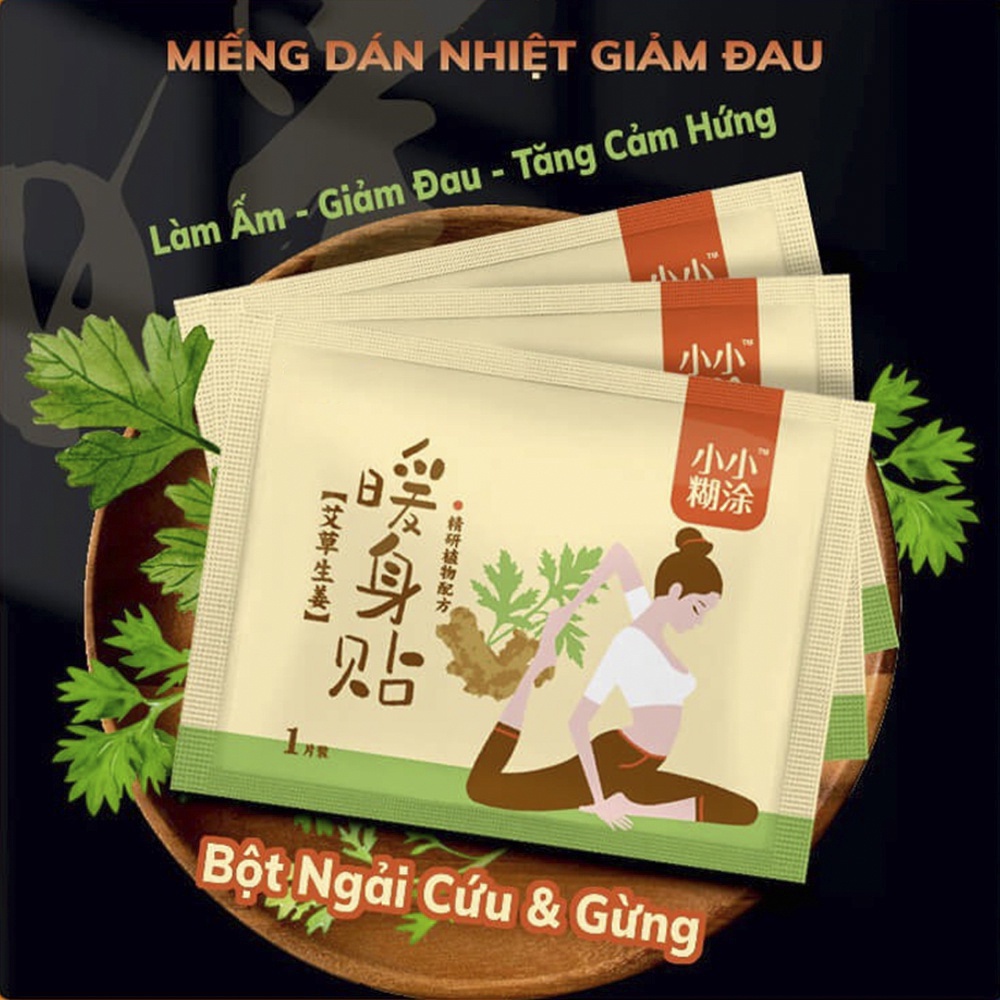 [Sỉ 1450đ] Bộ 40 Miếng Dán Giữ Nhiệt Con Chuột Túi, Dán Nóng Cơ Thể, Bàn Chân - Sưởi Ấm Ngày Đèn Đỏ, Đau Bụng Kinh