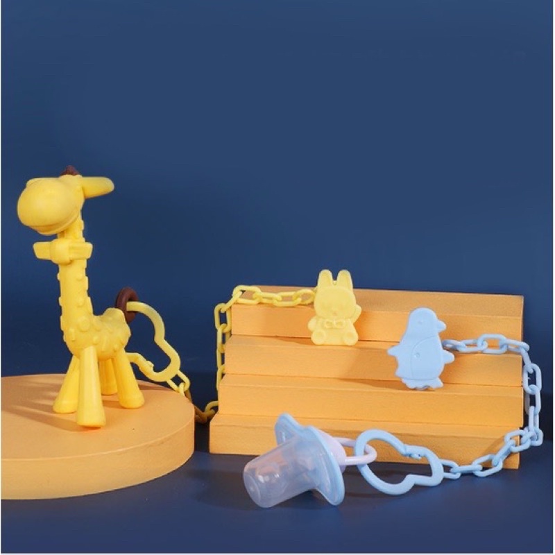 Dây Kẹp Ti Giả, Gặm Nướu, Túi Nhai Cho Bé