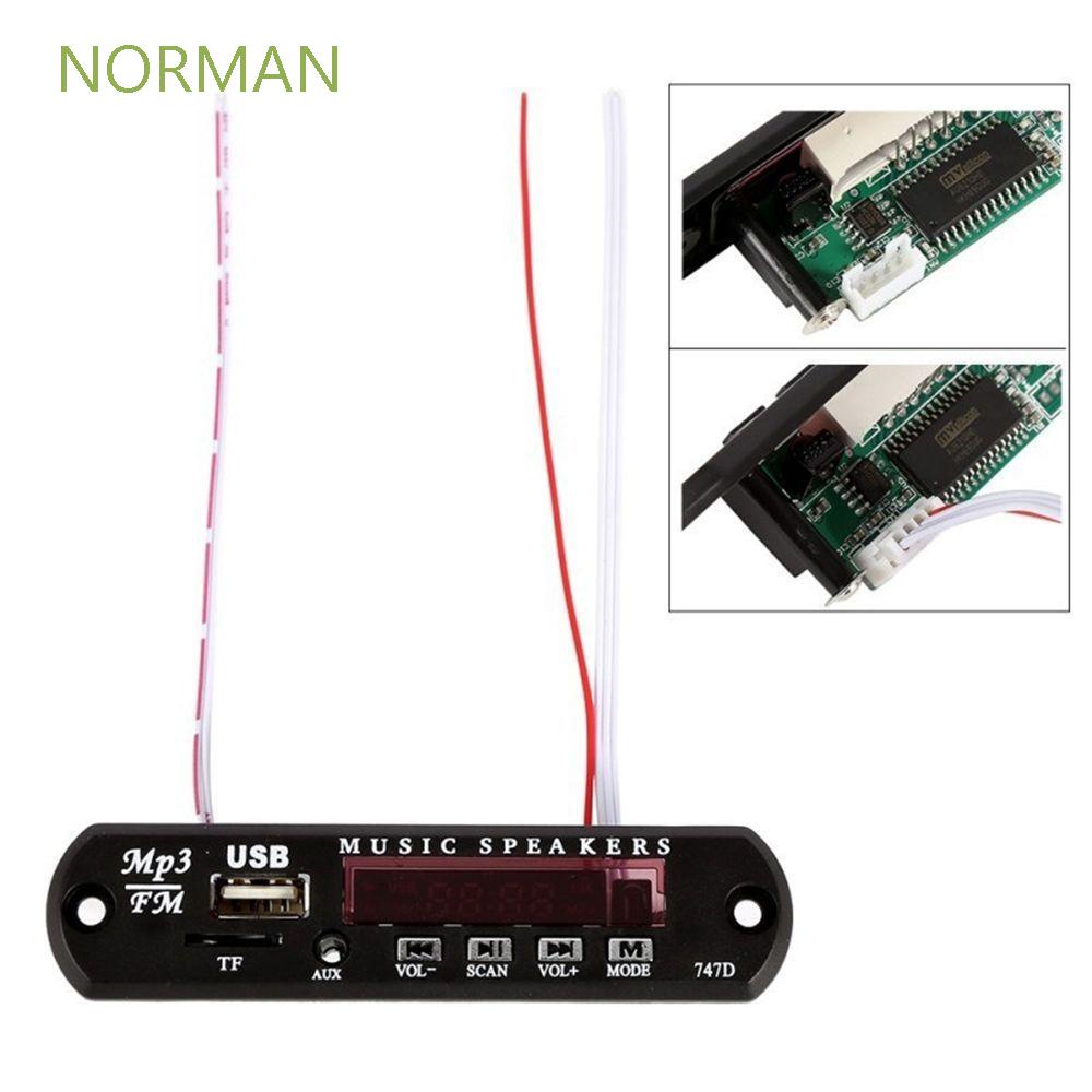 Bảng Mạch Giải Mã Âm Thanh Mp3 Dc 5v / Usb / Fm Tf Radio Wma Cho Xe Hơi