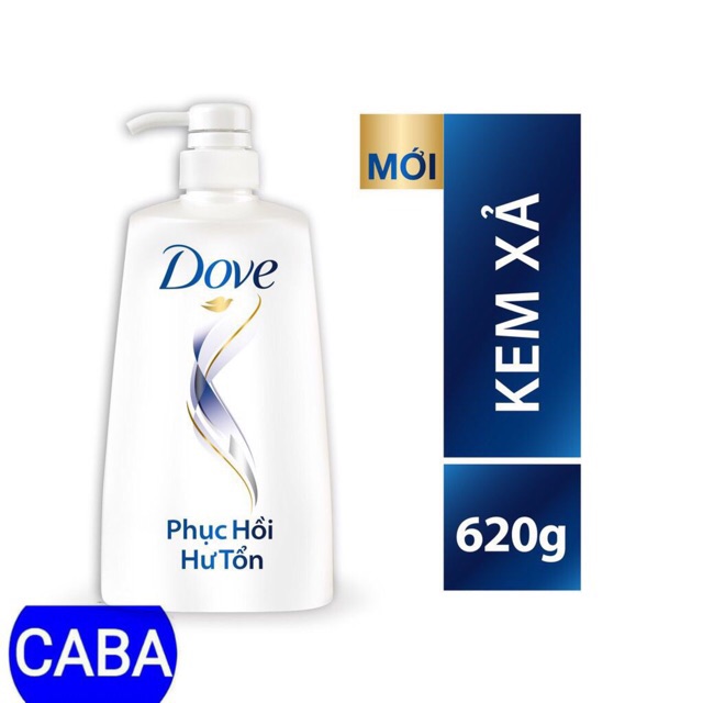 DOVE kem xả phục hồi hư tổn 620g