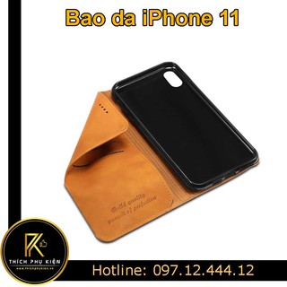 Bao Da Cao Cấp Có Túi iPhone 11/ iPhone 11 Pro/ iPhone 11 Pro Max