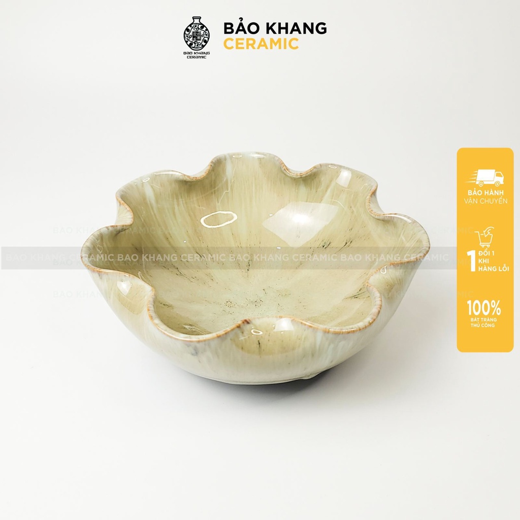 Bát Sen Thả Hoa - chậu Thả Hoa Phong Thủy Tắm Phật Bát Minh Đường Tụ Thuỷ Gốm Sứ Bát Tràng