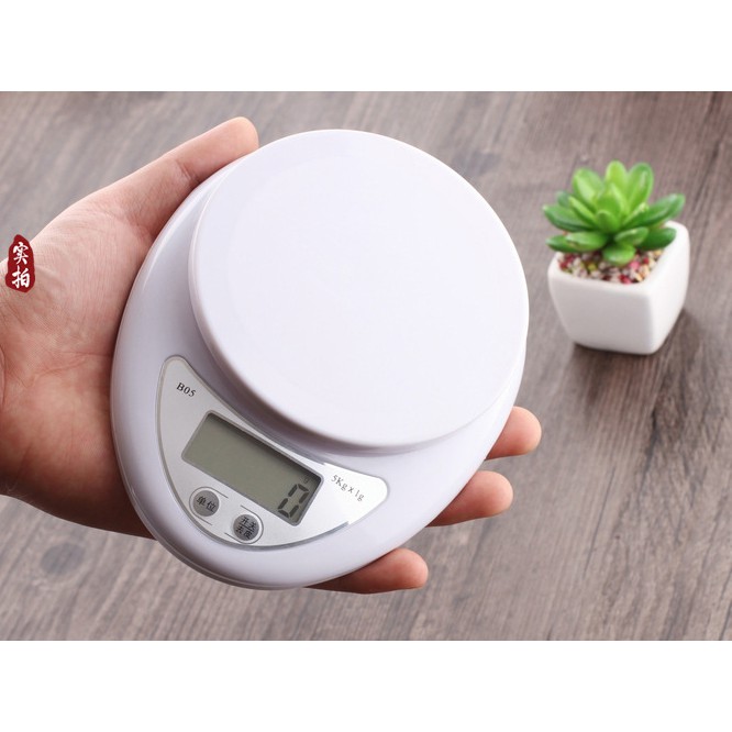 Cân Điện Tử Nhà Bếp Mini Electronic Kitchen Scale, Cân Điện Tử Tiểu Ly 5Kg Tiện Lợi