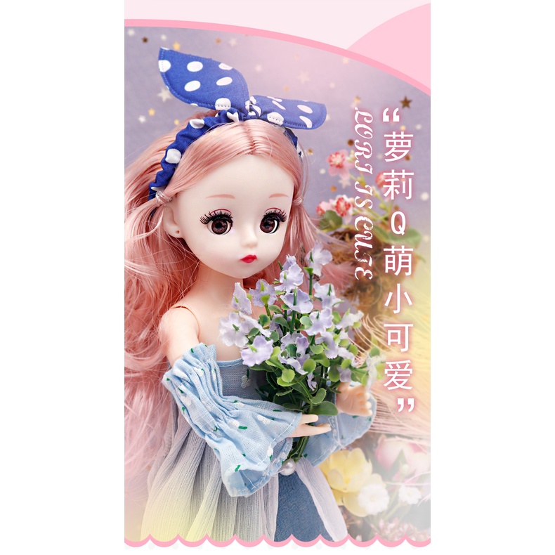 Búp bê 30cm có khớp đồ chơi quà sinh nhật đồ chơi cho bé gái ANDAKIDS AD881