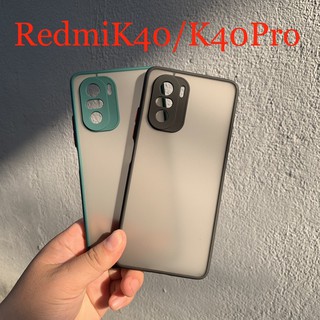 RedmiK40 / Redmi K40 Pro / Pro+ 5G Poco F3 Ốp lưng chống sốc bảo vệ Camera viền màu su non mặt lưng nhám hoàn thiện tốt