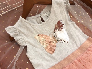 Váy cotton chân ren Primark dư xịn