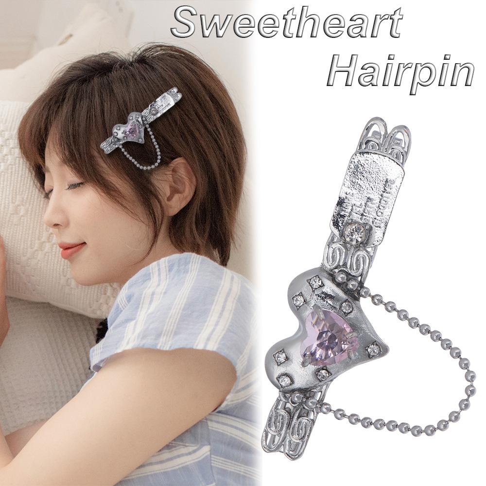 Kẹp Tóc Mái Đơn Giản Bằng Kim Loại Không Bẻ Cong