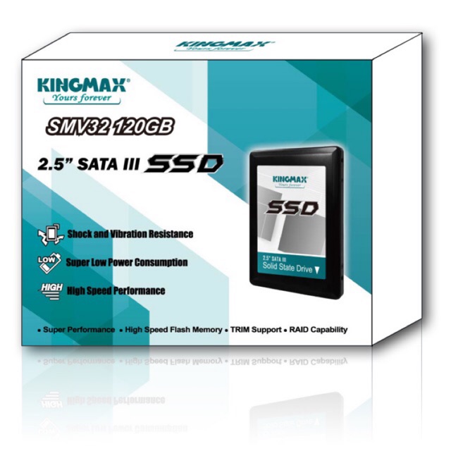 Ổ Cứng SSD KingMax 480GB/240GB/120GB SMV32  SSD KingMax 2.5 inch  Chuẩn SATA III 6GBs  BH Chính Hãng 36 Tháng