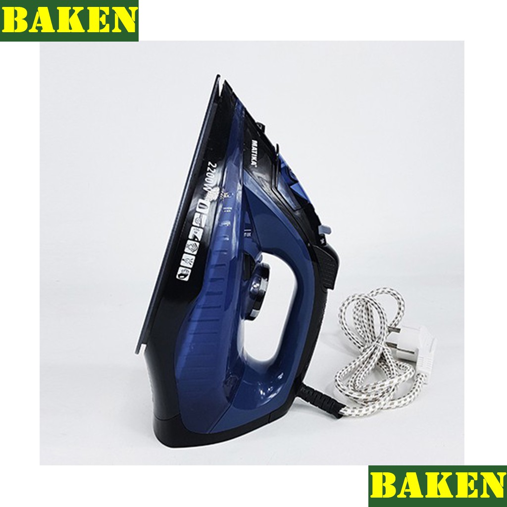 Bàn Ủi Hơi Nước MATIKA MTK-2922 – Bàn Là Hơi Nước 2200W - BAKEN