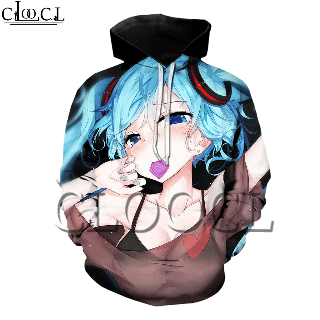 CLOOCL Ahegao Hentai Anime Cosplay 3D Casual Hoodie | BigBuy360 - bigbuy360.vn