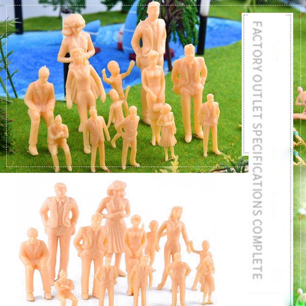 Set 10 / 30 Mô Hình Con Người Dùng Trang Trí Tiểu Cảnh Bãi Biển