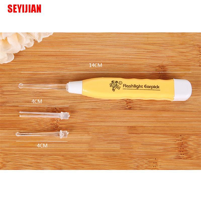 Bộ Dụng Cụ Lấy Ráy Tai Có Đèn LED Chăm Sóc Sức Khỏe Tiện Lợi