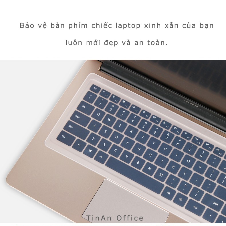 Miếng Phủ Bàn Phím Laptop 13 -14 in & 15 - 17 & 12 & 10 inch Silicon Chống Nước, Chống Bụi Bẩn