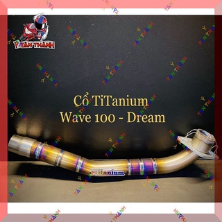 Cổ pô titan xe wave,dream 100 MS420