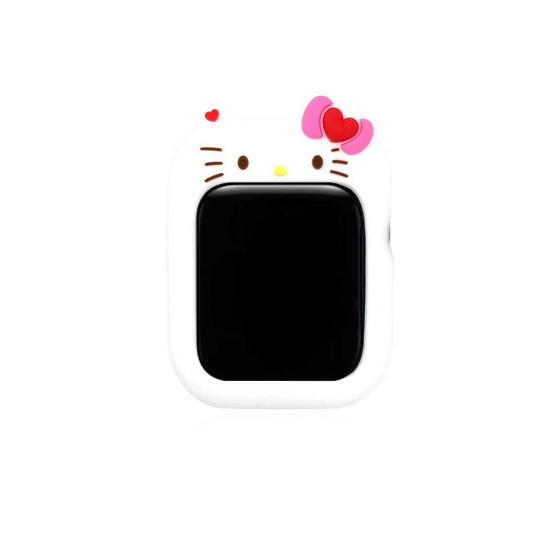 Ốp Bảo Vệ Bằng Silicone Mềm Hình Sanrio 3D Cho Apple Watch Series 7 / 6 / 5 / 4 / 3 / 2 / 1
