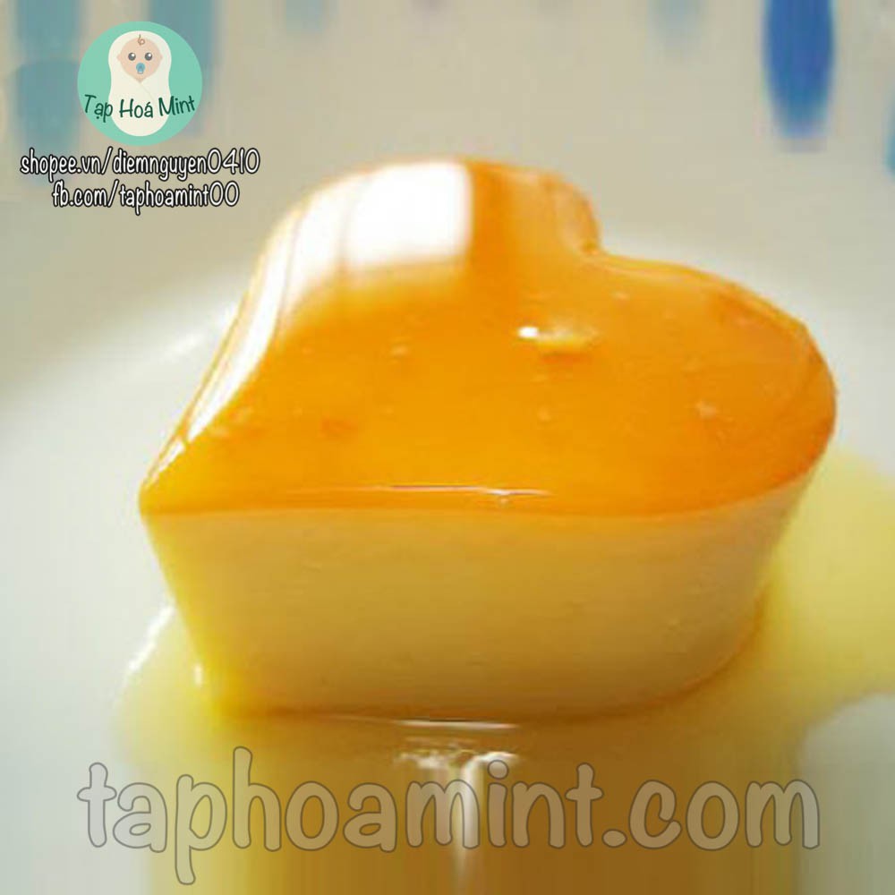 Khuôn làm bánh flan hình trái tim có nắp đậy Vĩnh Trường, nhựa an toàn - Tạp hoá mint