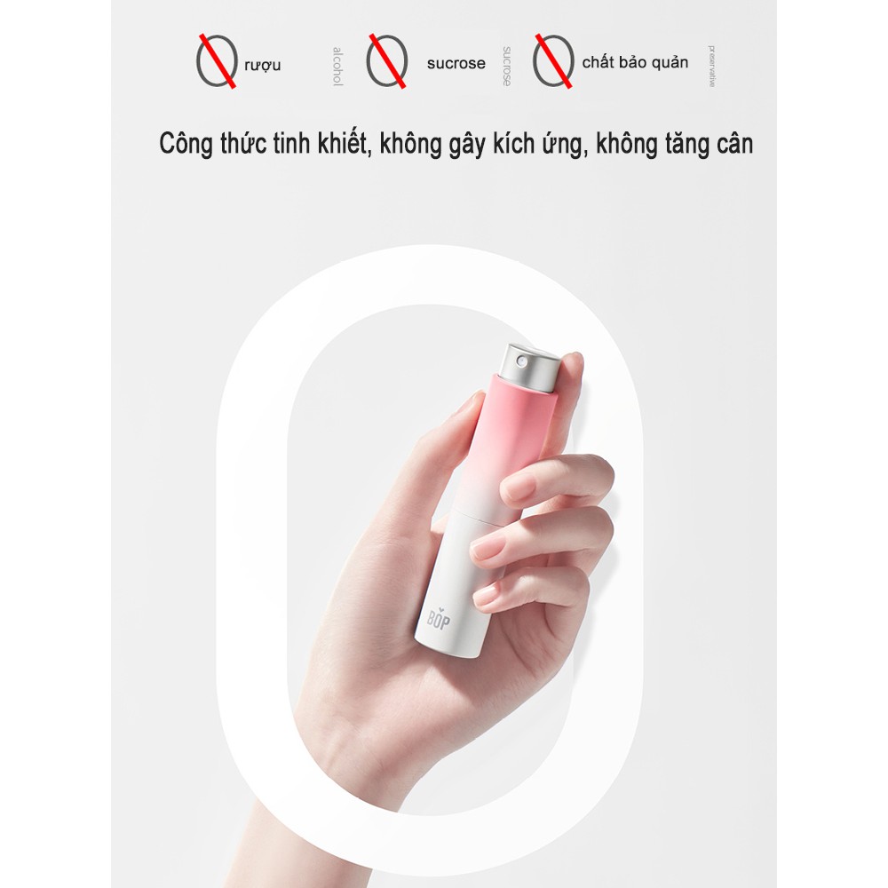 Xịt thơm miệng dạng  BOP 8ml chiết xuất mật ong hương trái cây