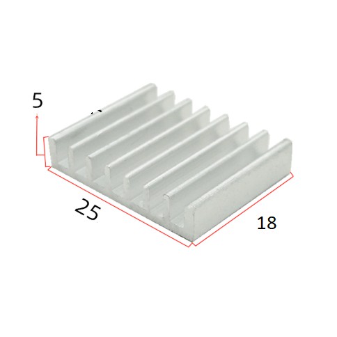 Nhôm tản nhiệt SÒ, IC, CHIP SET, LED nhiều hình dạng