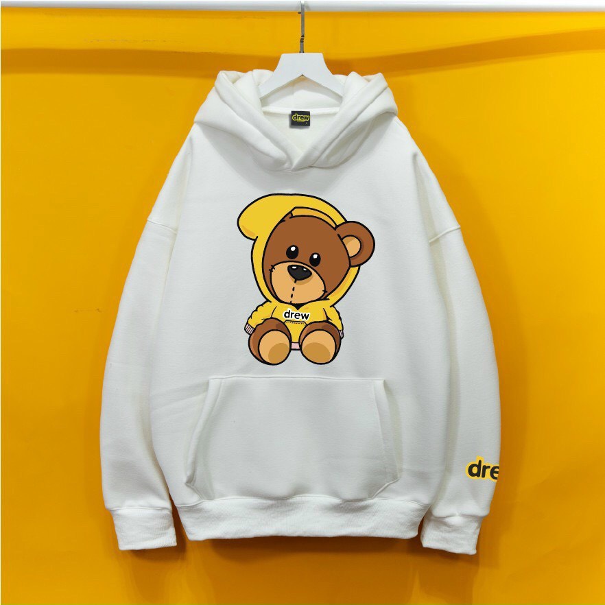 Áo Hoodie Drew House Gấu, 3 màu Be, Đen, Trắng HOT Trend - Form Rộng CHUẨN Xu Hướng, Chất Nỉ Bông Unisex Nam Nữ KKim | BigBuy360 - bigbuy360.vn