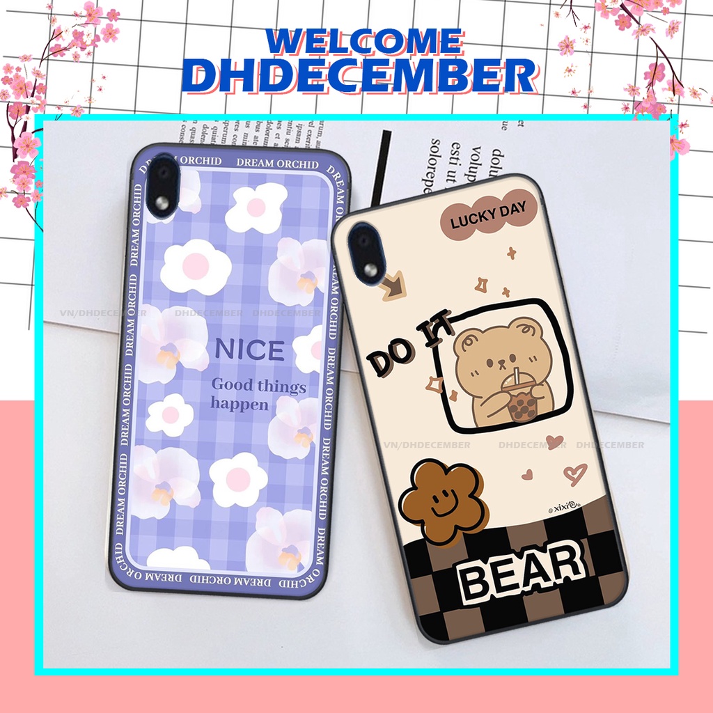 Ốp lưng Samsung Galaxy M01 in hình gấu K@ws, gấu nâu, dor@emon RẺ- ĐẸP- BỀN