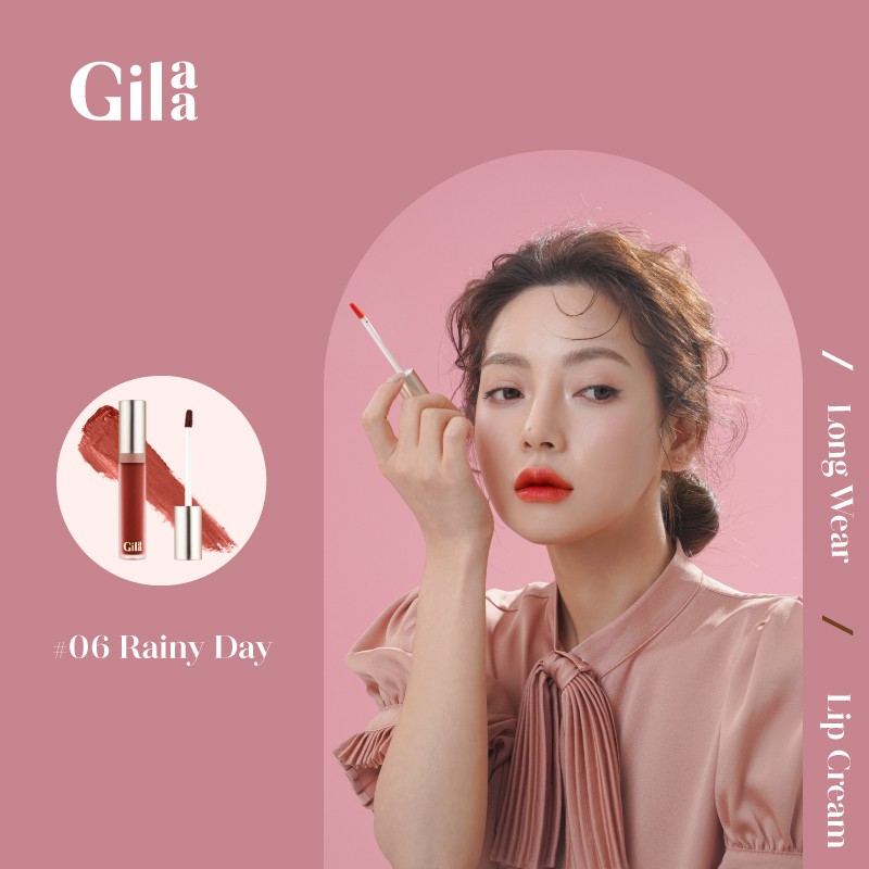 Son kem lì Gilaa Long Wear Lip Cream Full Size (5g) | Thế Giới Skin Care
