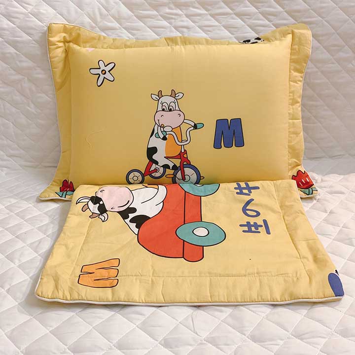 Vỏ gối nằm Hàn Quốc [FREESHIP] Áo gối nằm COTTON kích cỡ 40 cm x 60 cm siêu mềm mịn an toàn cho làn da của bạn | BigBuy360 - bigbuy360.vn