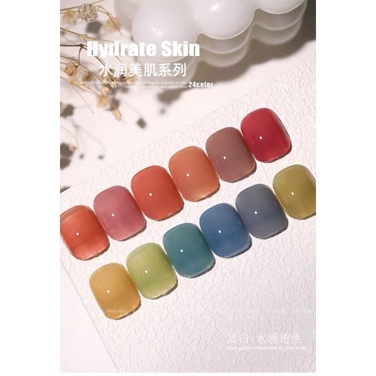 Sơn thạch nail sét 24 màu,sơn móng tay 24 màu chọn lẻ màu