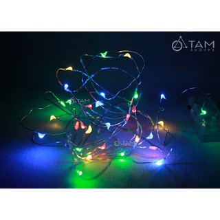 Dây đèn Led sợi đồng nhiều màu dùng Pin tiểu 2,5m  TTTM