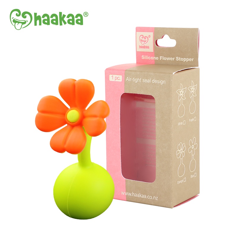 Combo Cốc hứng sữa silicone Gen.1 và Nút hoa chặn Haakaa