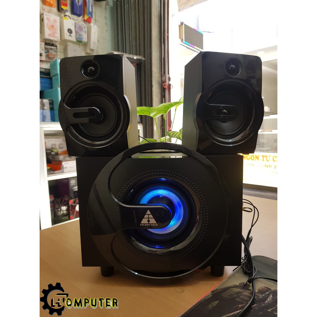 Loa Golden Field H302 - 2.1 LED 7 MÀU chính hãng giá rẻ