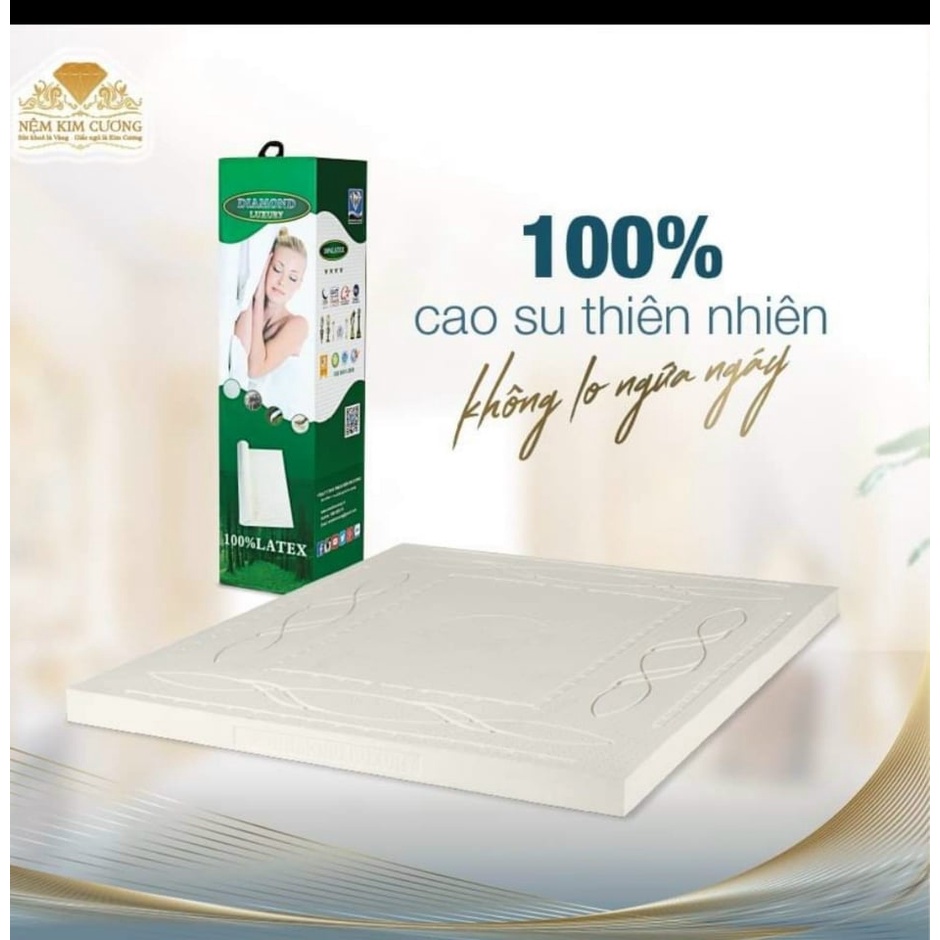 Nệm cao su Kim Cương DIAMOND LUXURY 1m4x5cmx2m