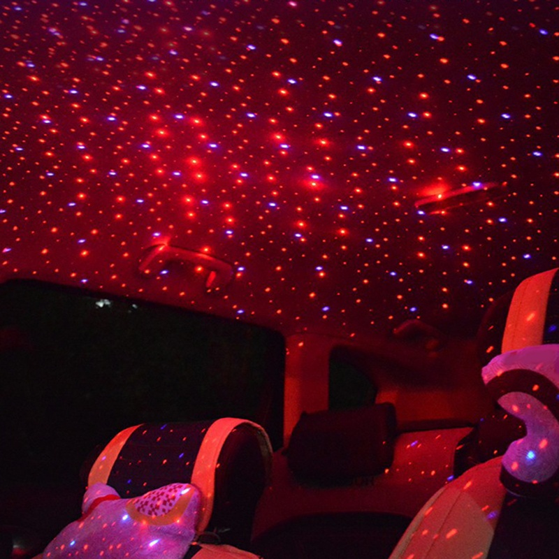 Đèn LED Chiếu Bầu Trời Sao Gắn Trần Xe Hơi USB Tiện Dụng