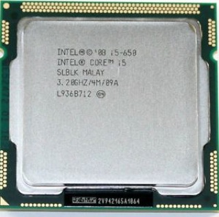 CPU i5 650