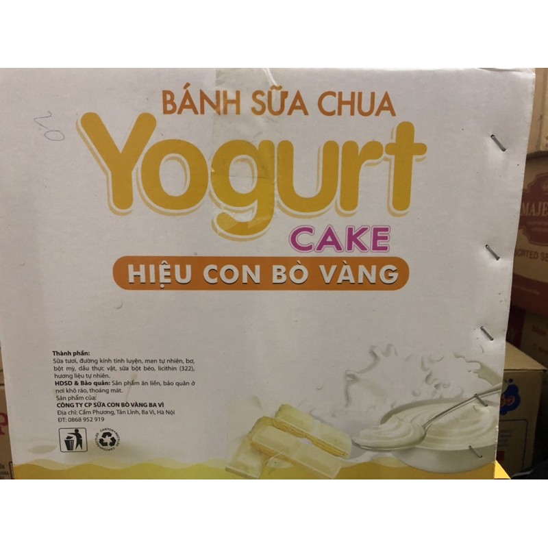 Bánh sữa chua Ba Vì Hiệu Con Bò Vàng gói 500g