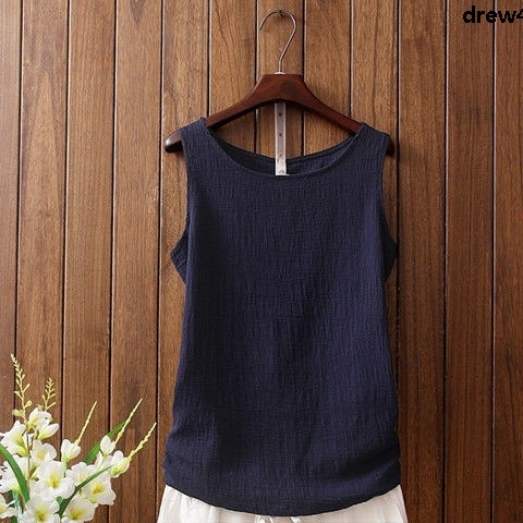 Áo Thun Cotton Lanh Mỏng Rộng Thời Trang Mùa Hè Dành Cho Nữ | BigBuy360 - bigbuy360.vn