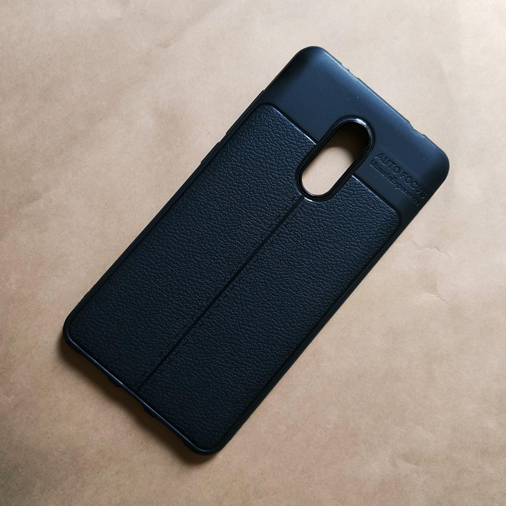 Ốp lưng vân da cho Xiaomi Redmi Note 4X Auto Focus