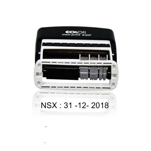 Dấu Ngày-Tháng-Năm Liền Mực có chữ NSX Hoặc HSD -COLOP S120P